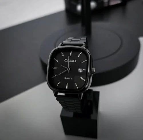 ساعة كاسيو فينتج سوداء-Casio Vintage Black Watch