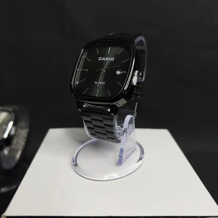 ساعة كاسيو فينتج سوداء-Casio Vintage Black Watch