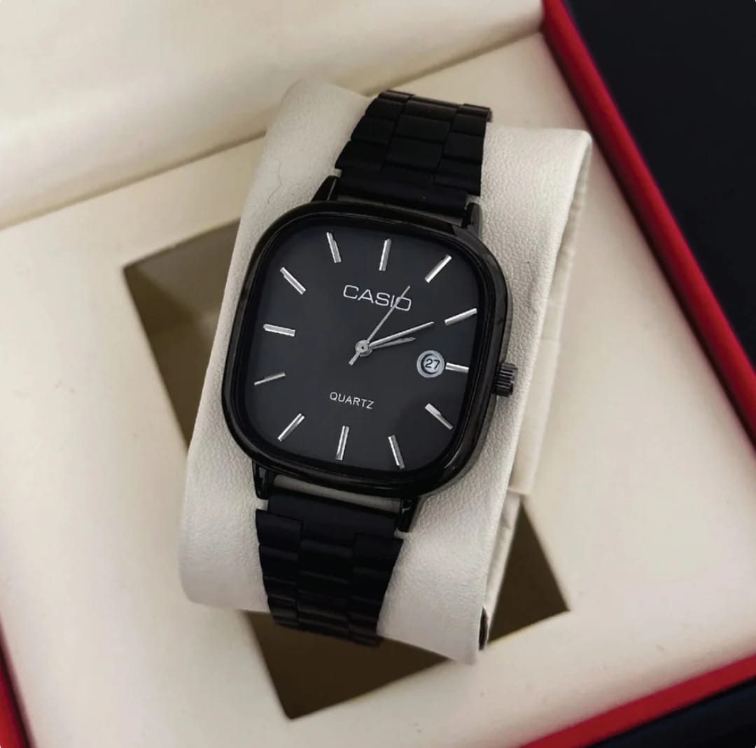 ساعة كاسيو فينتج سوداء-Casio Vintage Black Watch
